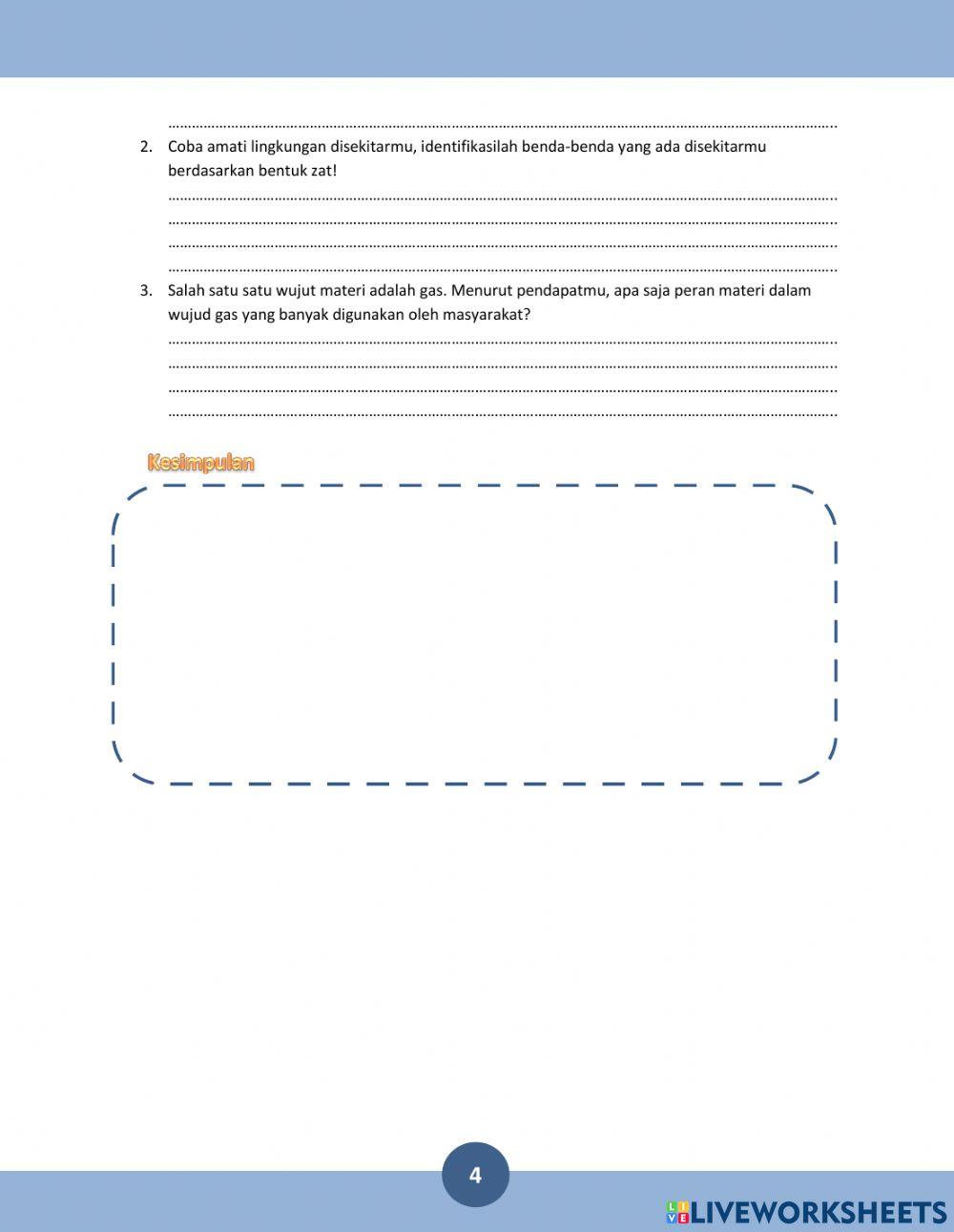 LKPD 1 Zat dan Karakteristinya