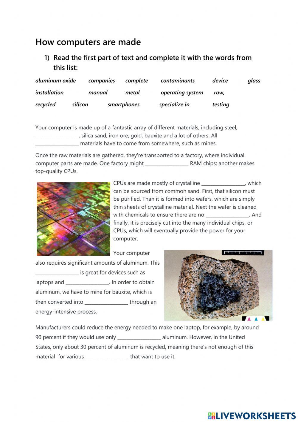 How computers are made