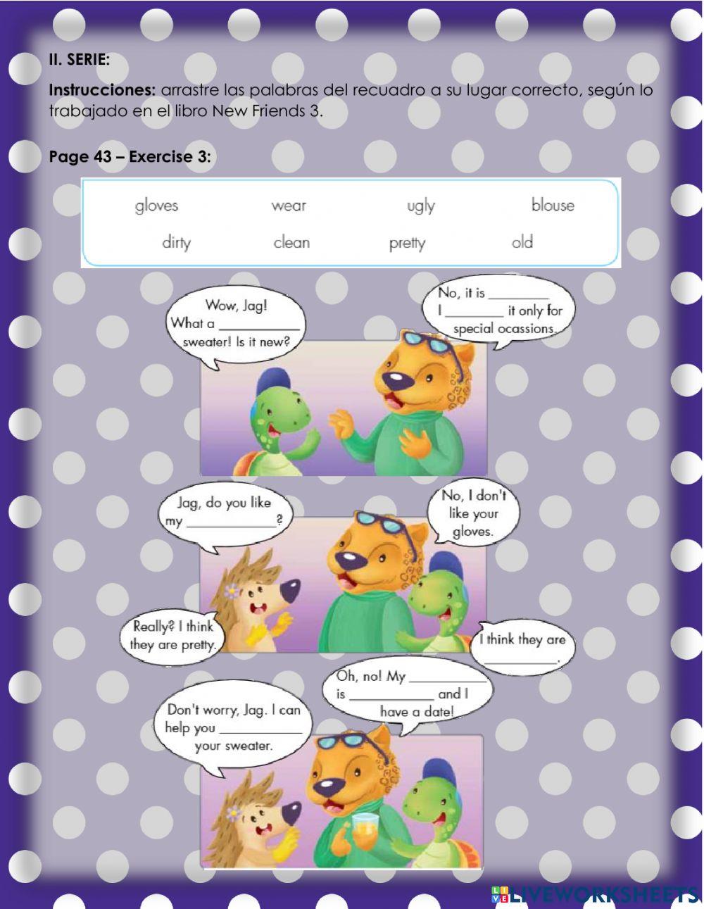 Choosing clothes 2 - 2.2.3°