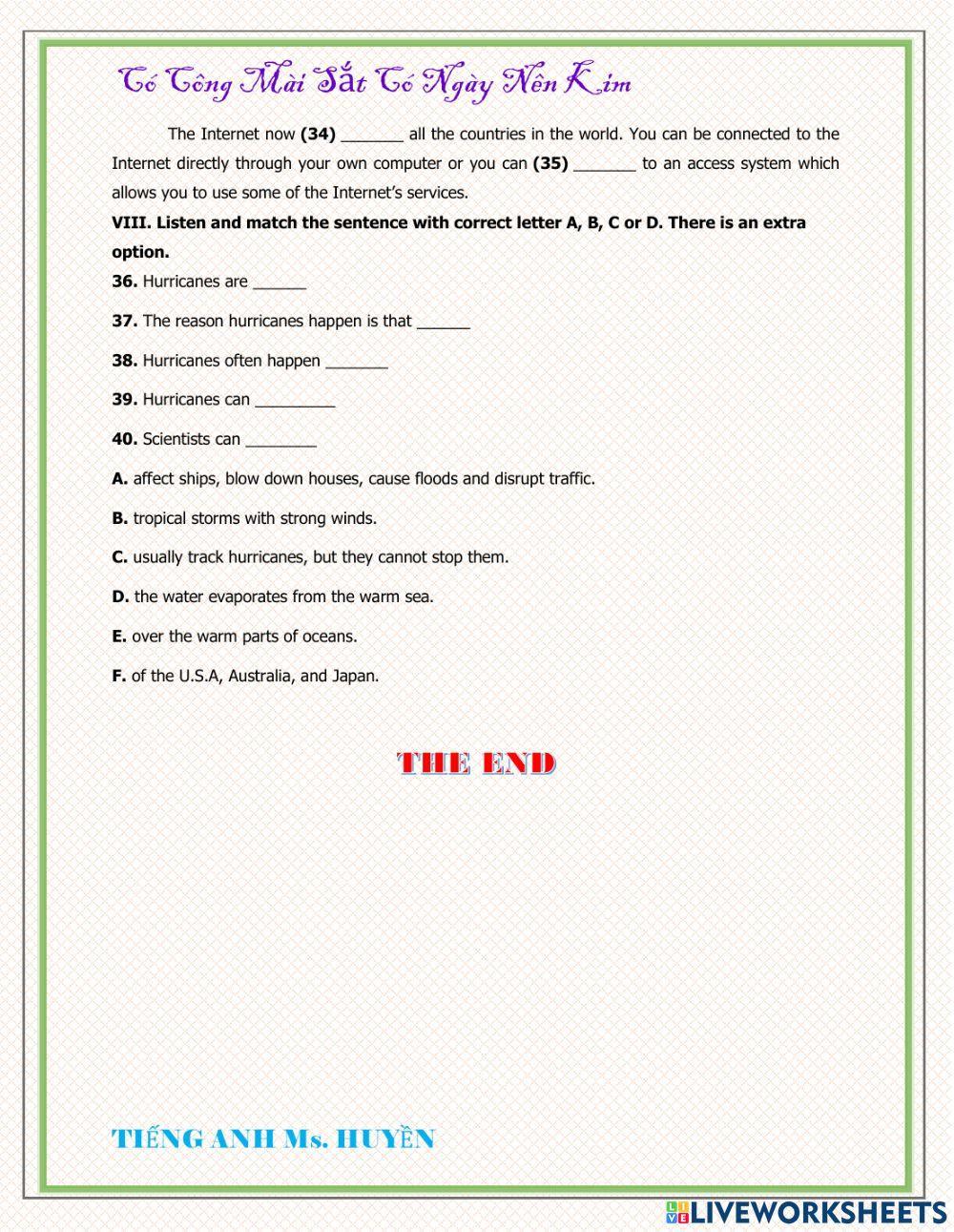 E8- đề hk2 số 4