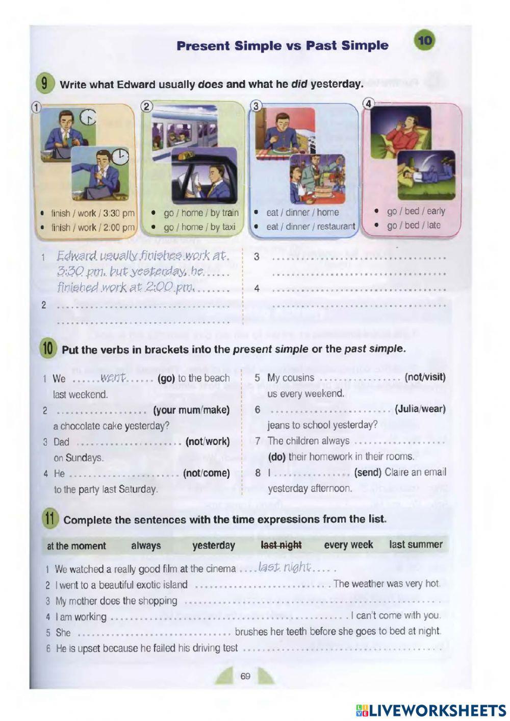 Kid class - Unit 33 - Past simple