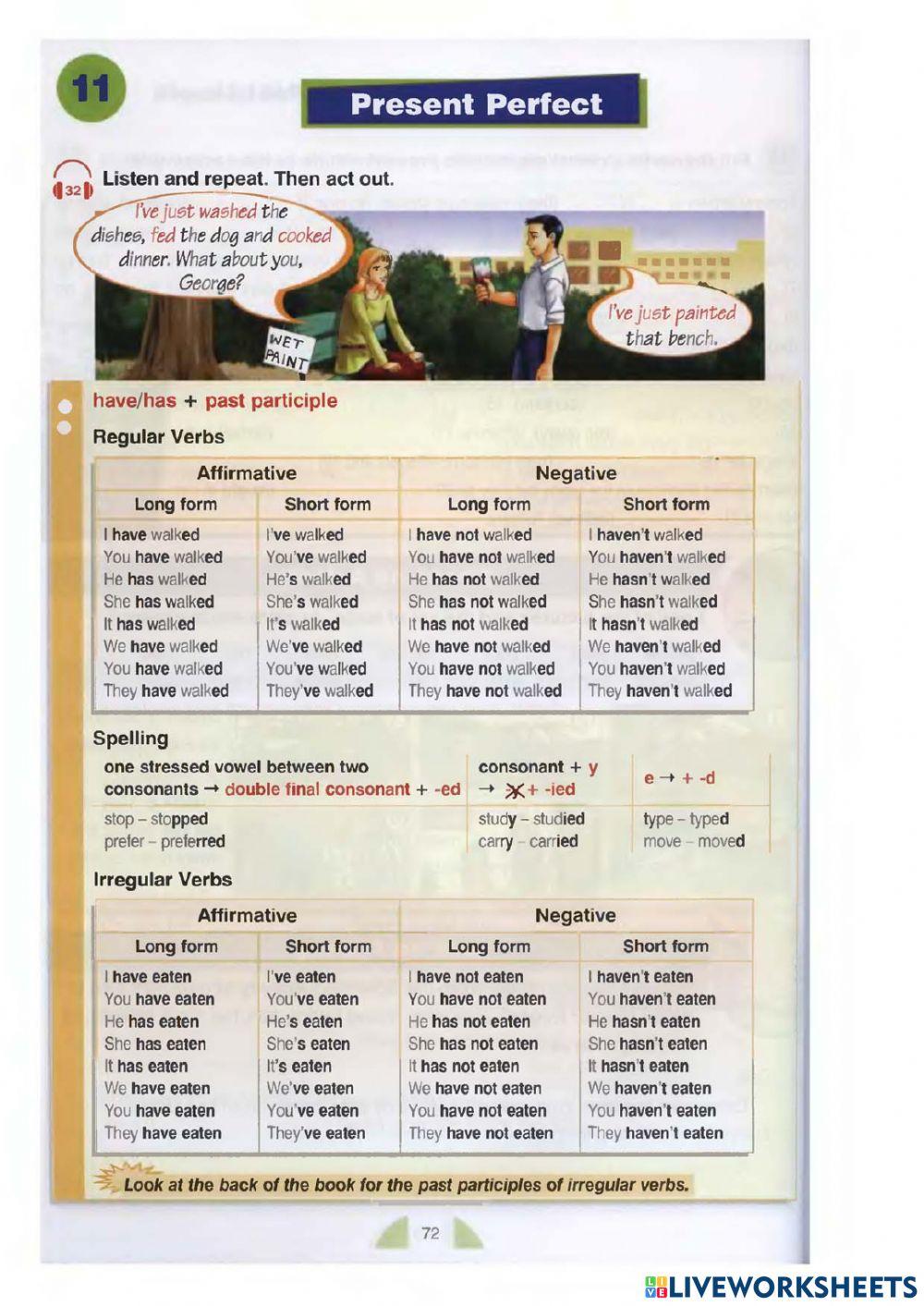 Kid class - Unit 33 - Past simple