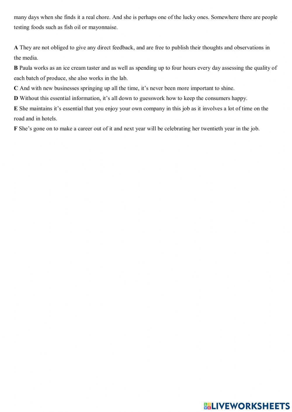 Reading (Second Term)