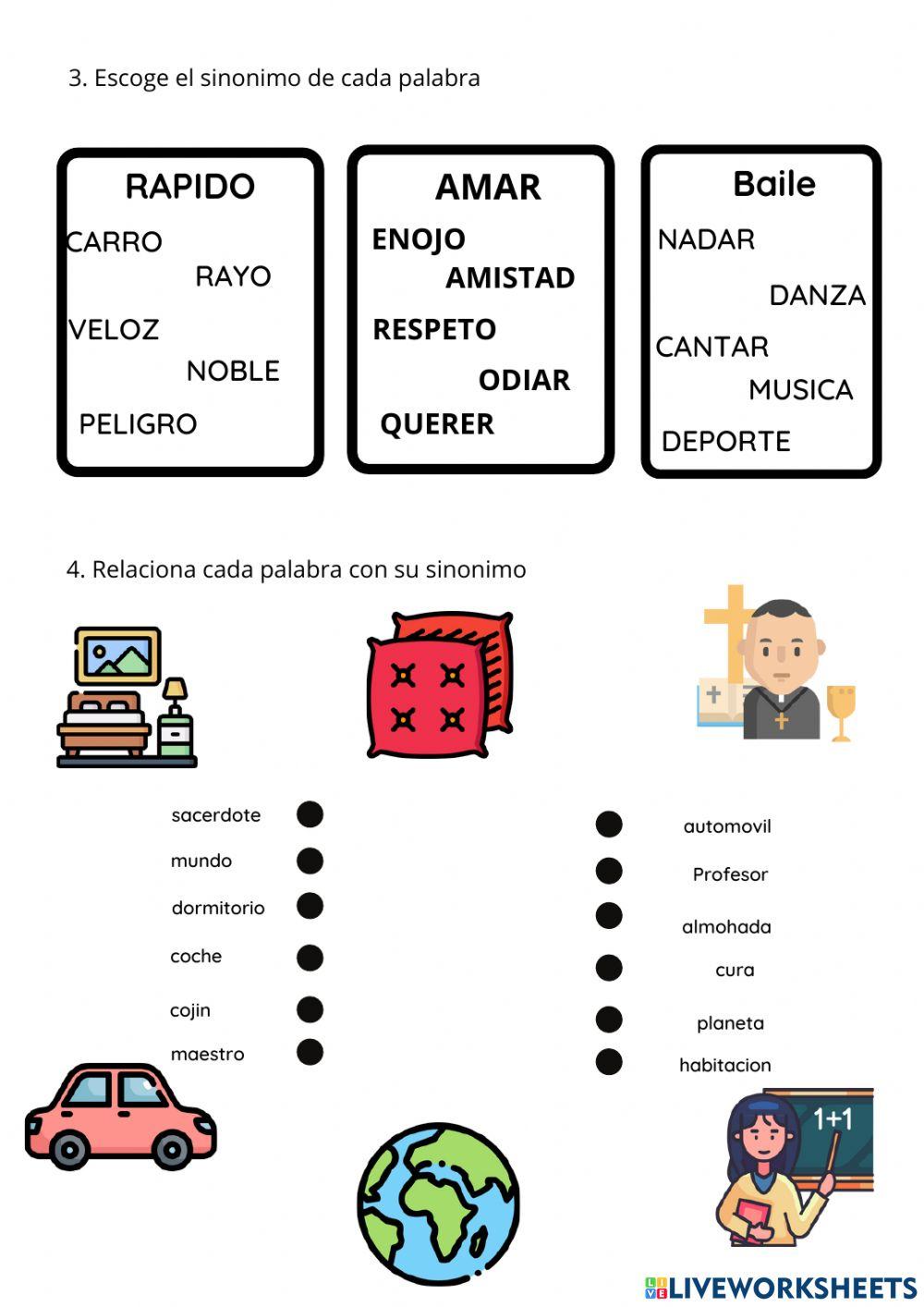 Sinonimos y antonimos