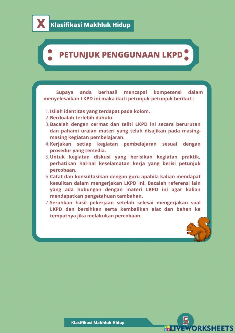 Lembar Kerja Peserta Didik