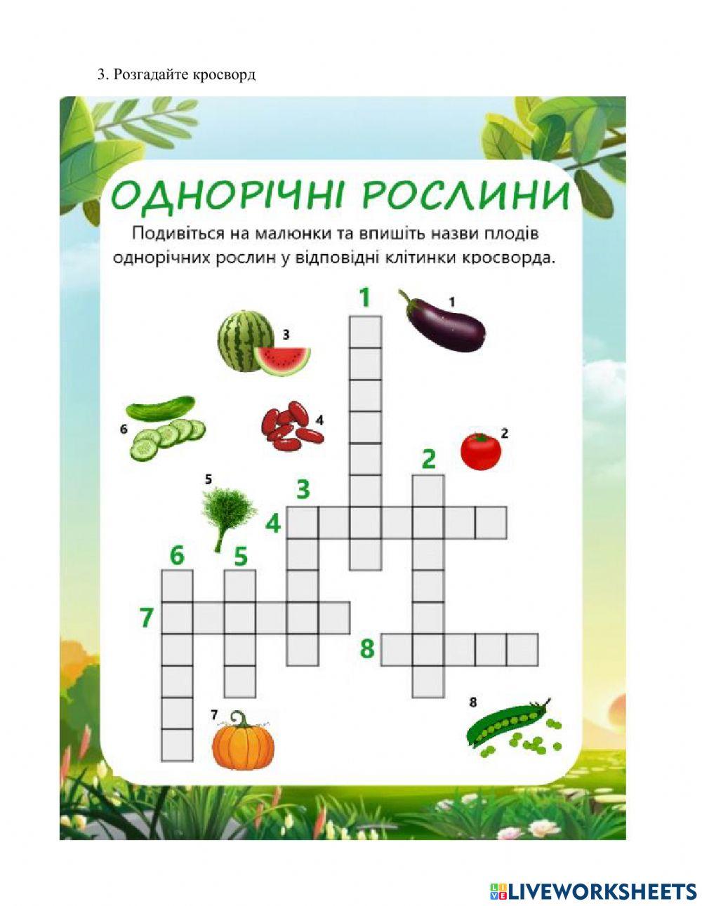 Будова рослин