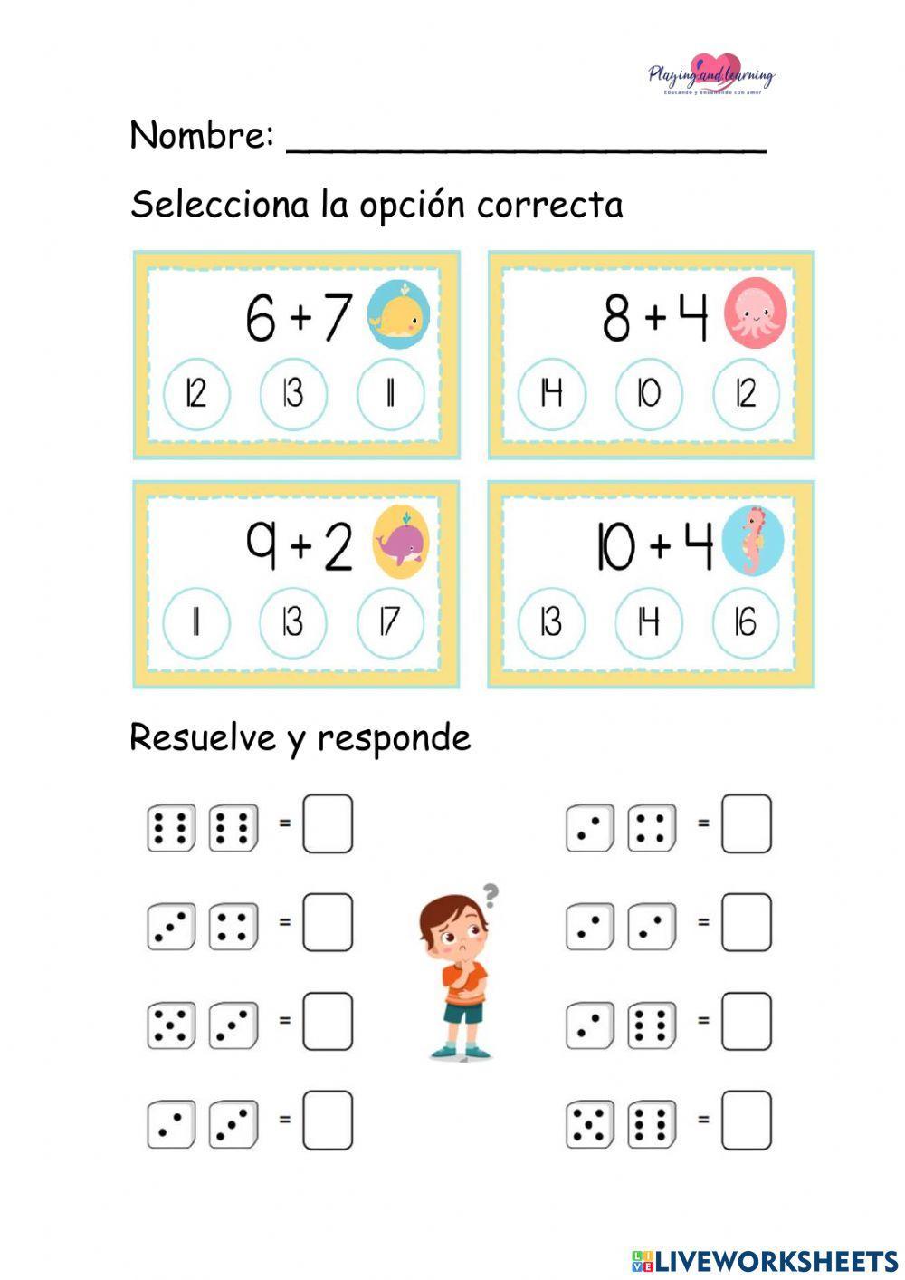 Repaso las adiciones