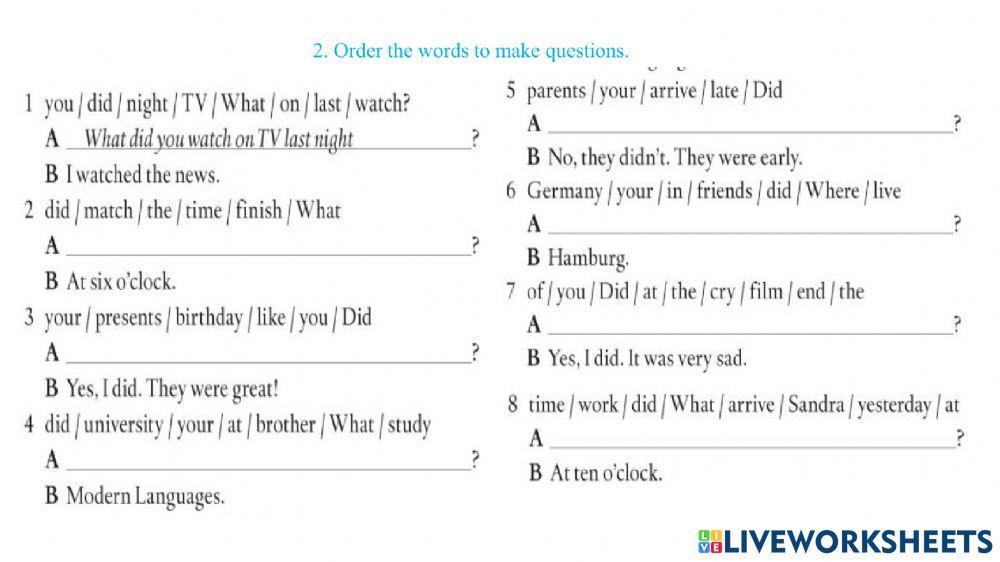 UNIT 7B: Chelsea girls