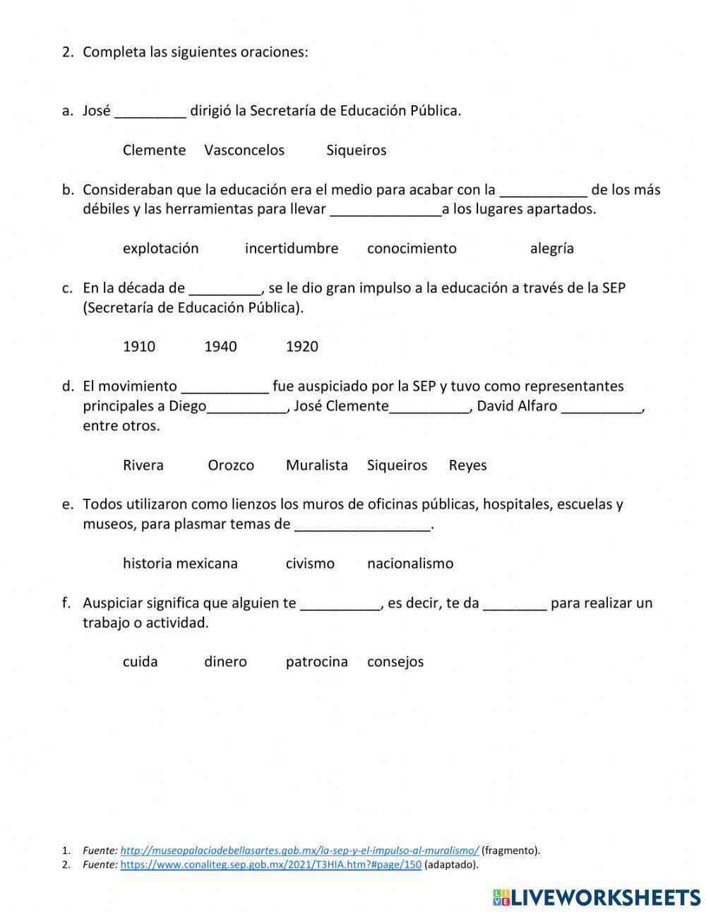 Educación y muralismo mexicano