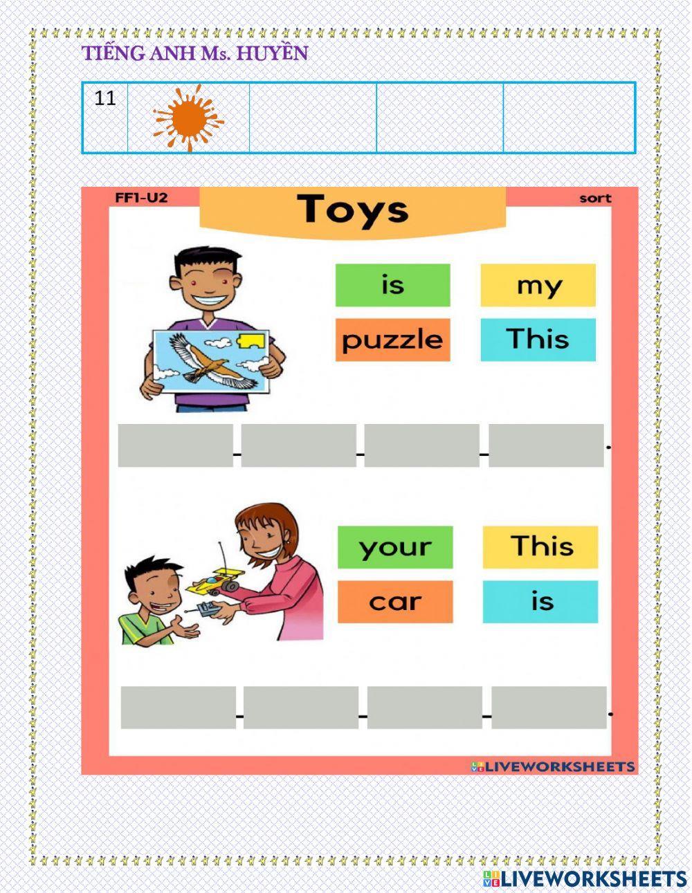 E2- unit 2. playtime (Family and Friends 1)