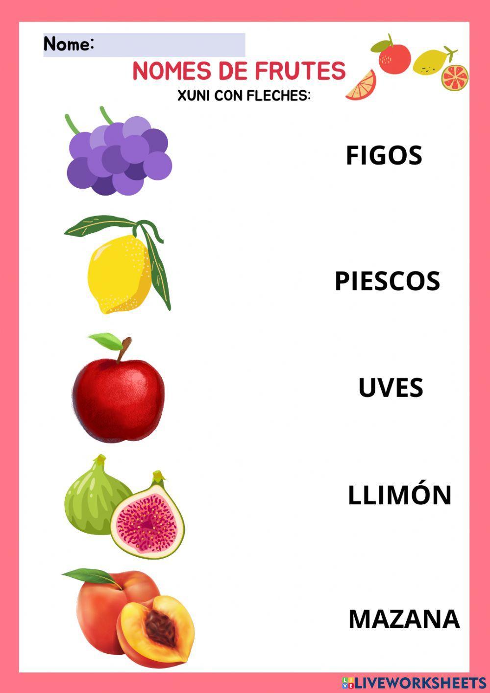 Frutes y verdures