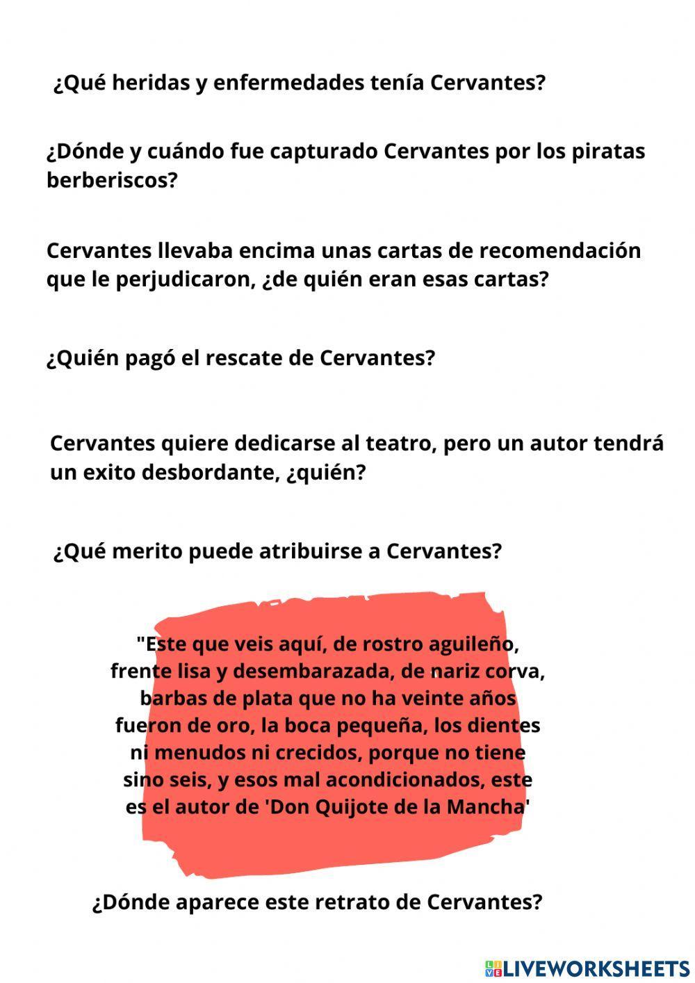 Buscando a Cervantes