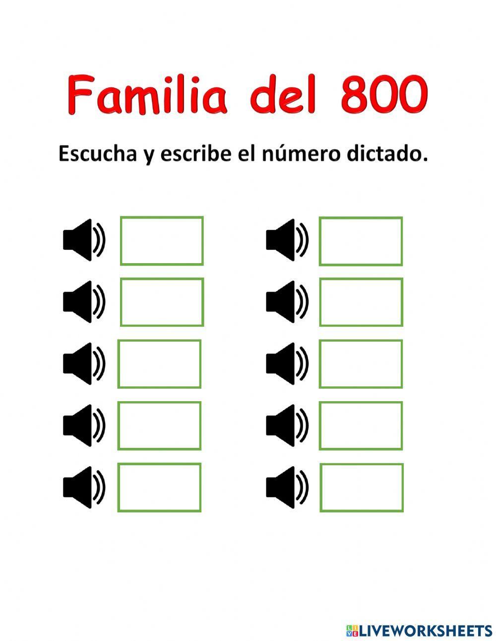 Familia del 800