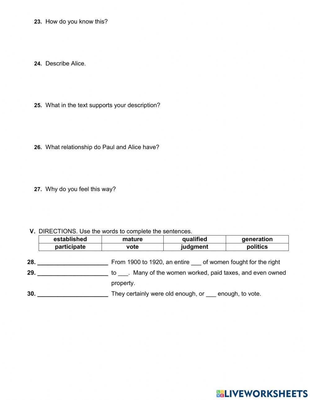 T3-7 Literature (2021-22) 30 qs