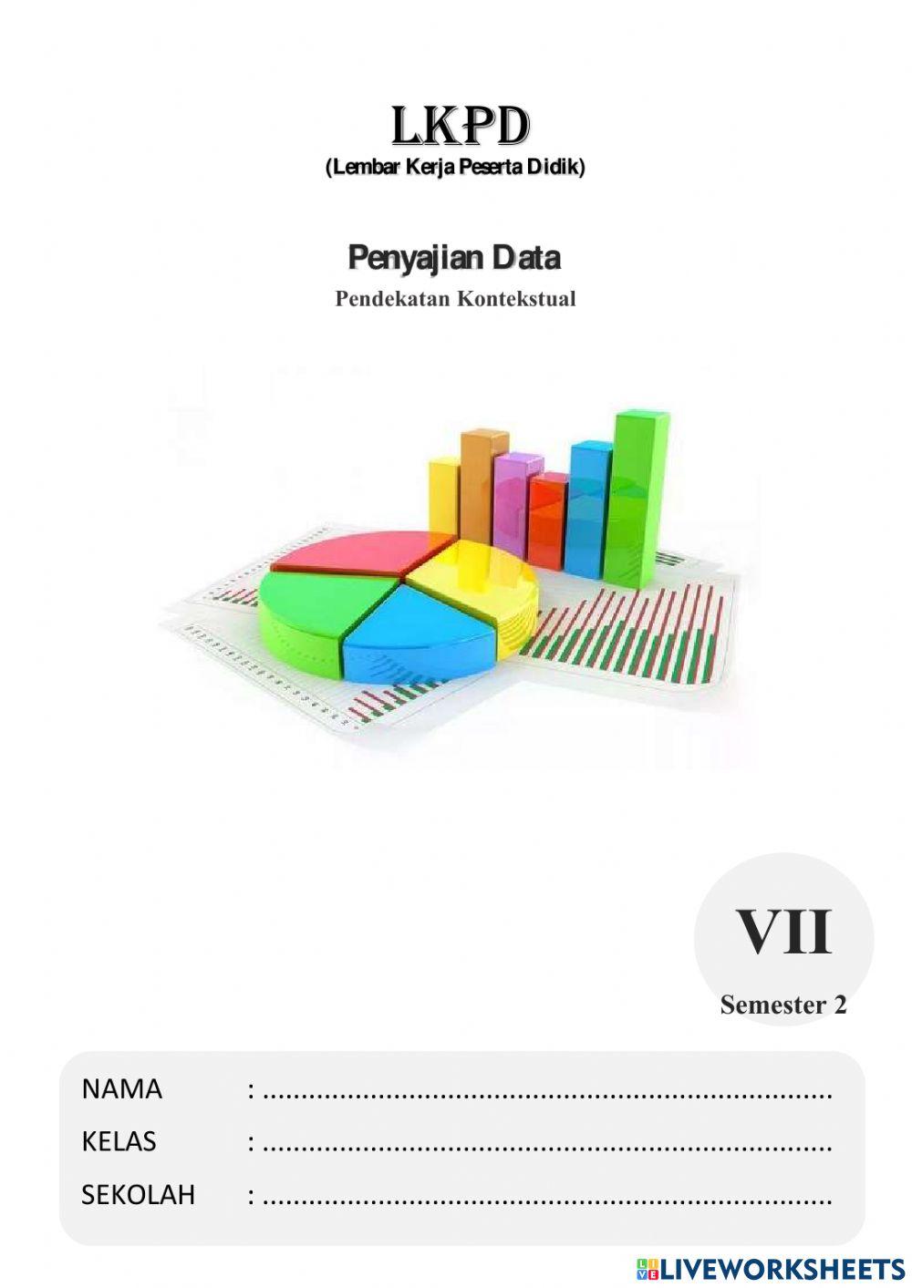 LKPD Penyajian Data 1 worksheet | Live Worksheets