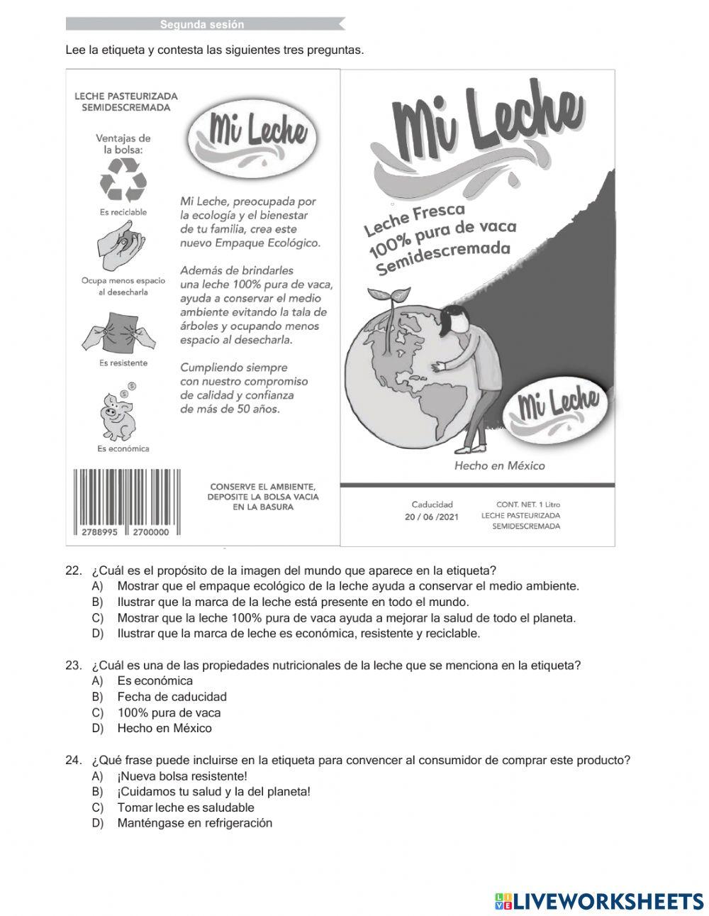 COMPARTIDO QUINTO GRADO Español Sesión 2