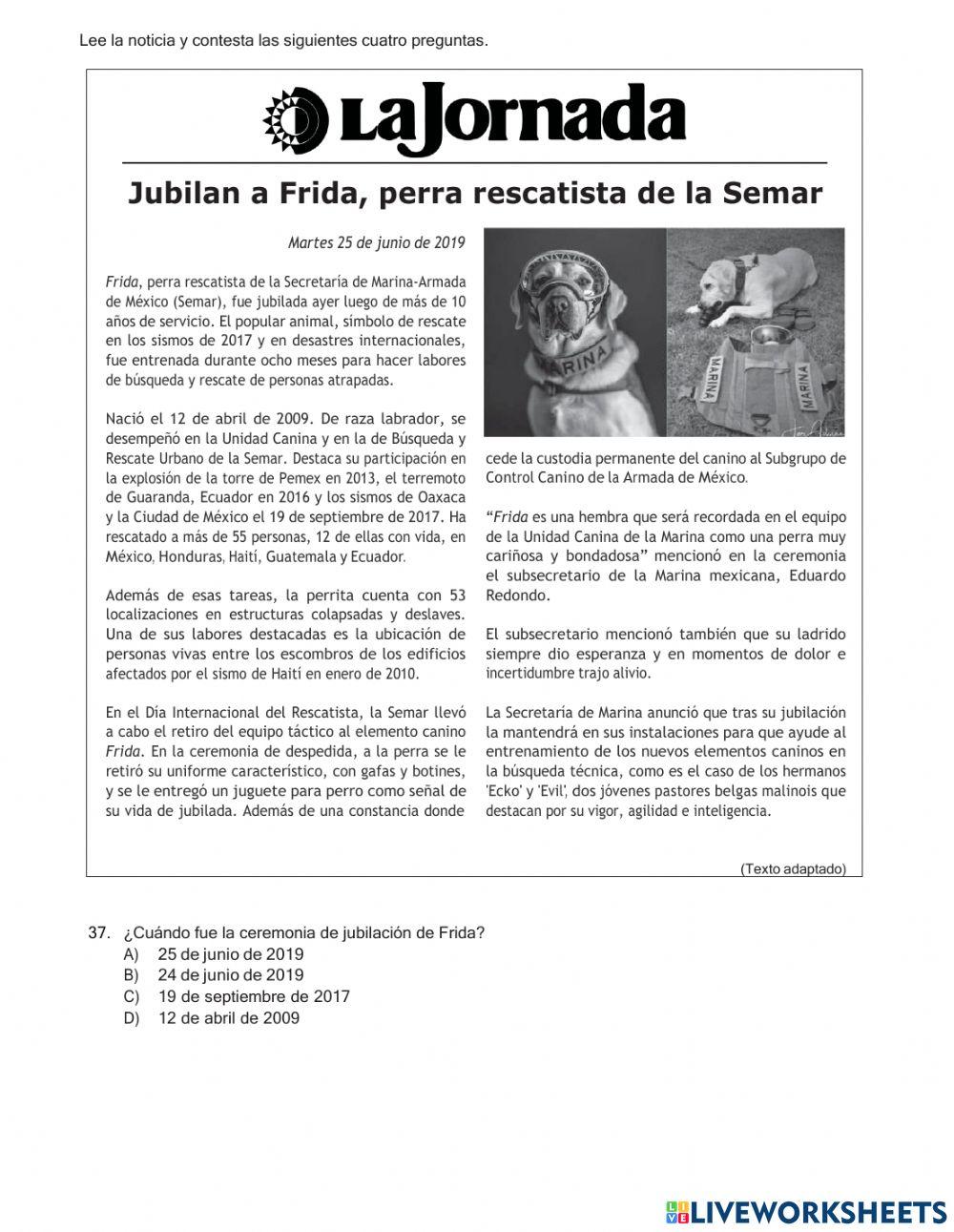 COMPARTIDO QUINTO GRADO Español Sesión 2