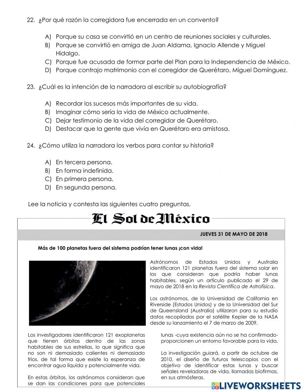 COMPARTIDO CUARTO GRADO Español Sesión 2