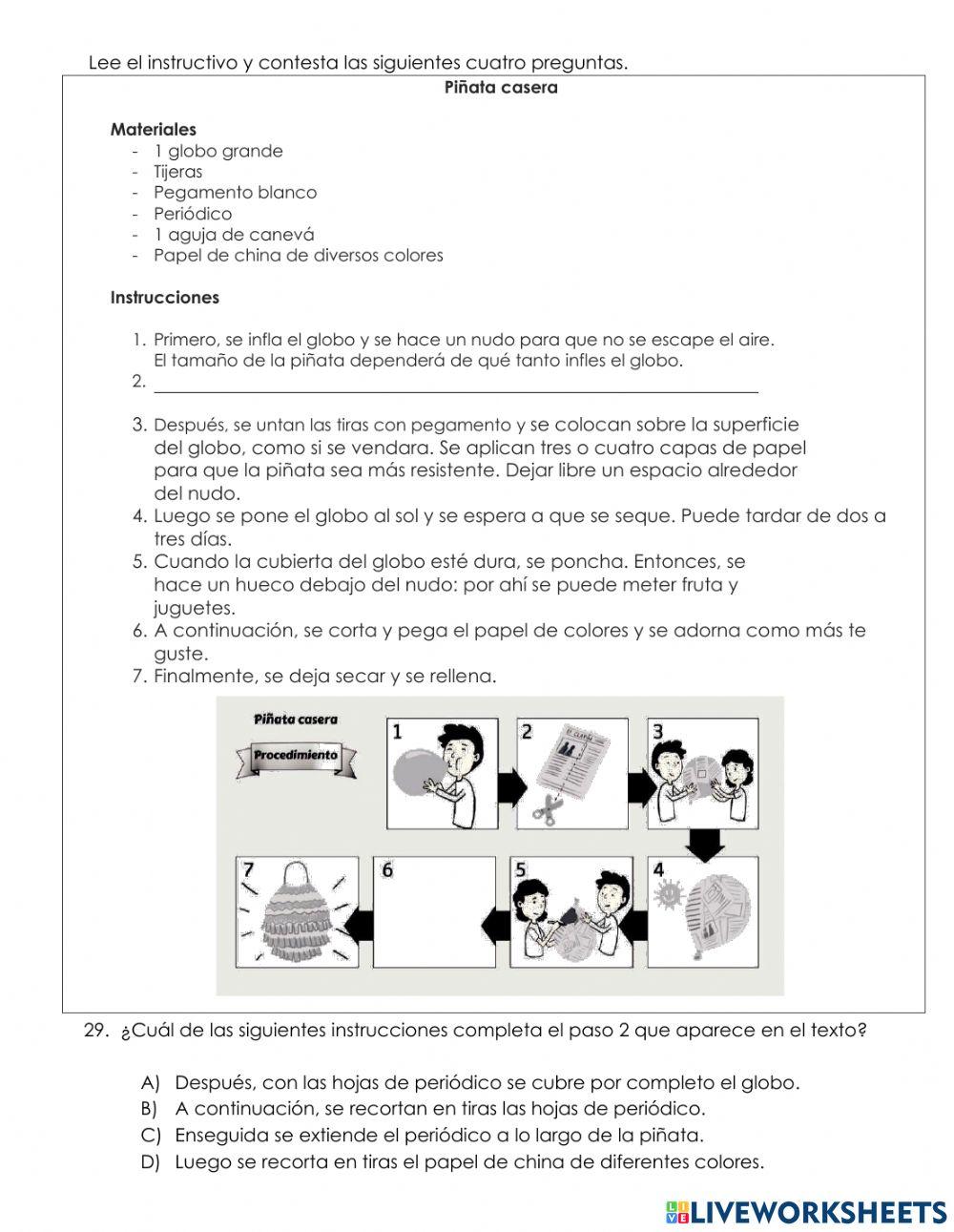 COMPARTIDO CUARTO GRADO Español Sesión 2