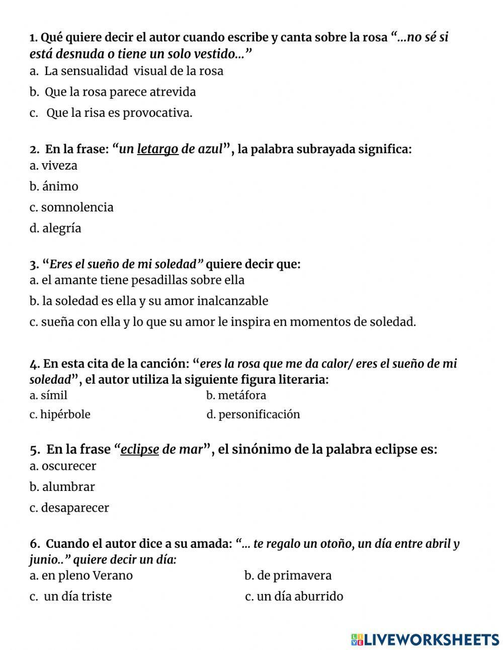 Te regalo una rosa (Bachata Rosa) - Canción y preguntas