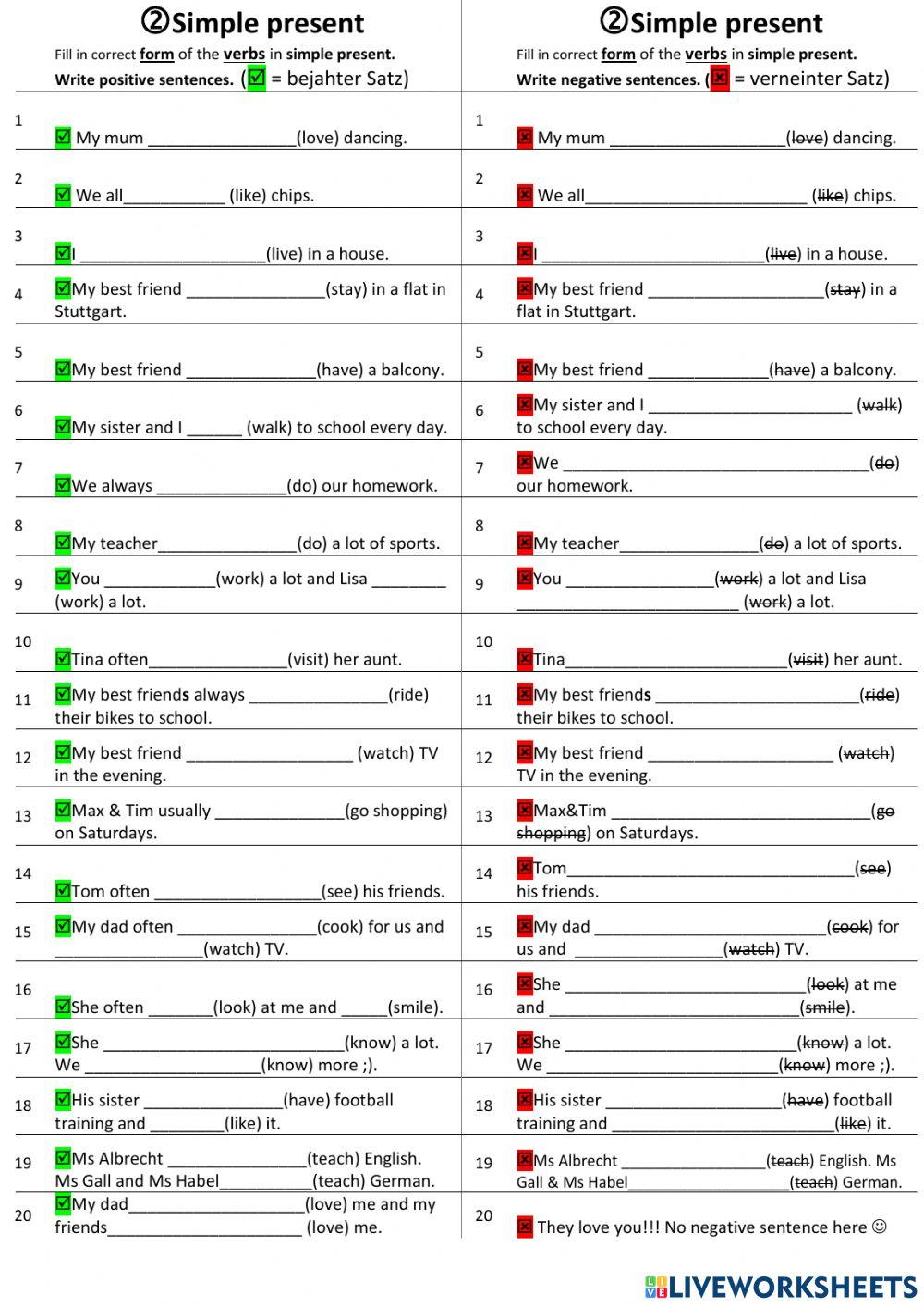 Simple present (new)