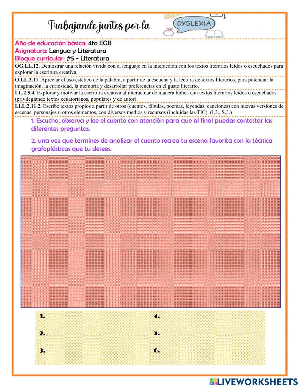 Explorar y motivar la lectura creativa