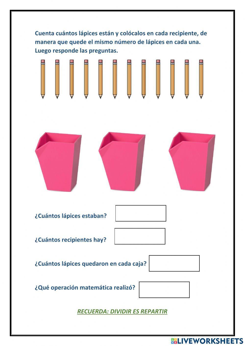 Noción de división