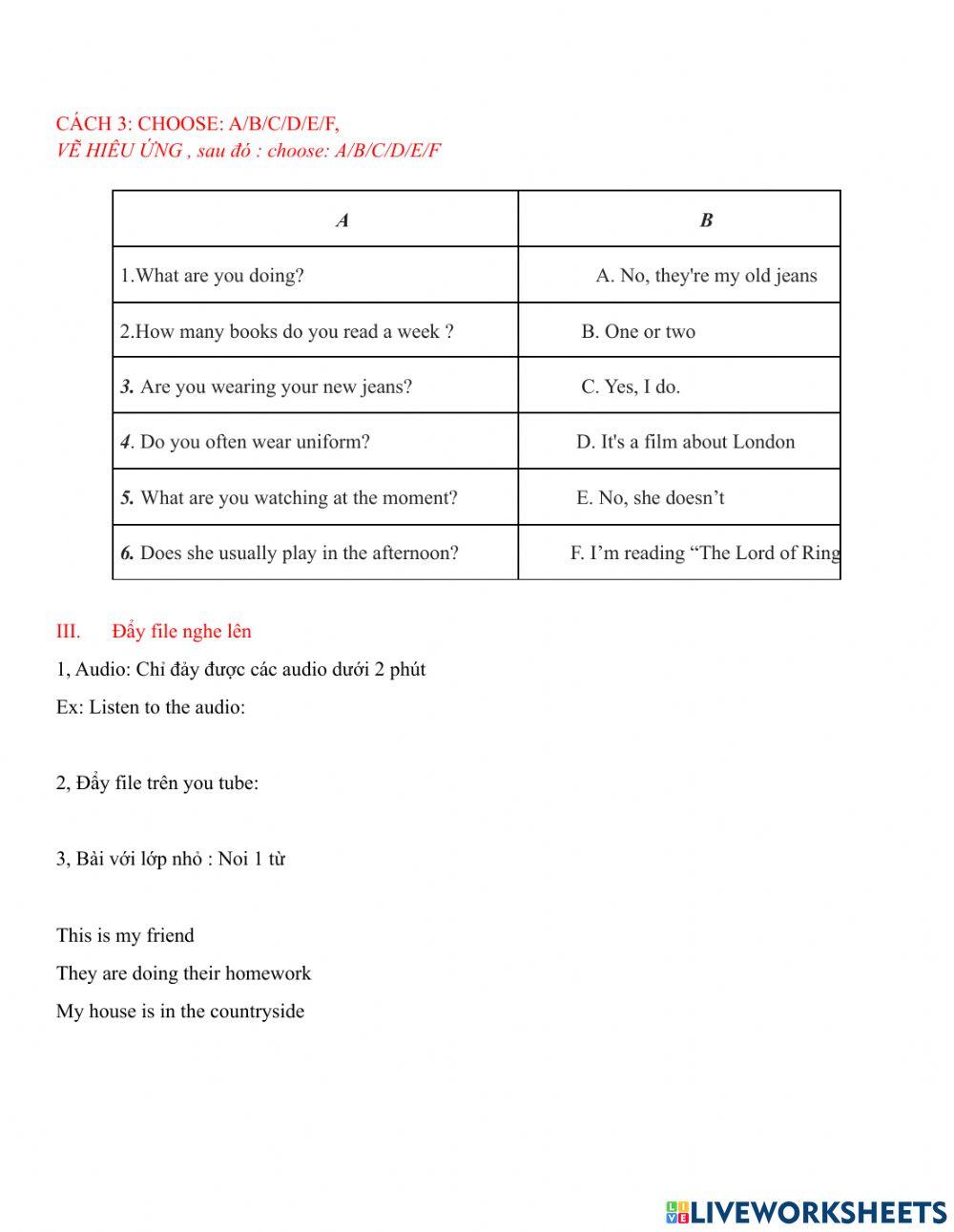 BTBS tuần 1 buổi 1