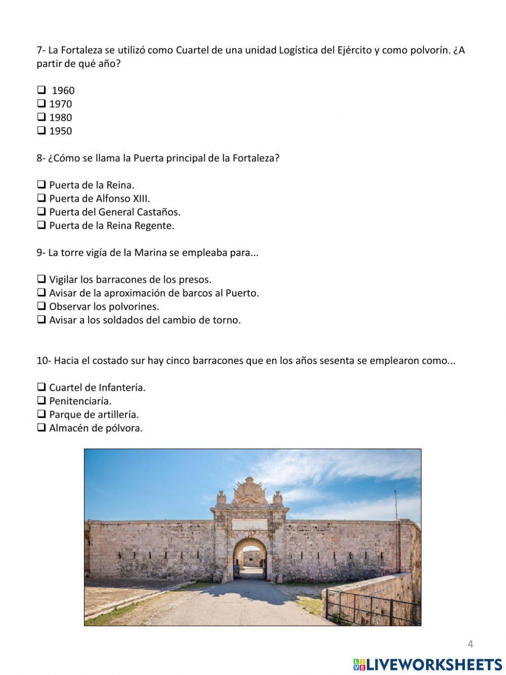 La fortaleza de la Mola de Mahón