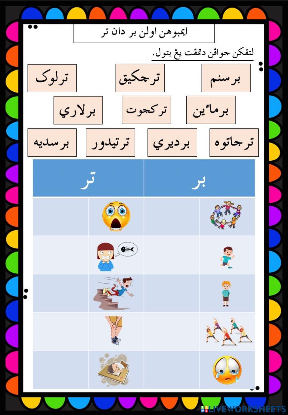 Imbuhan awalan ber ter