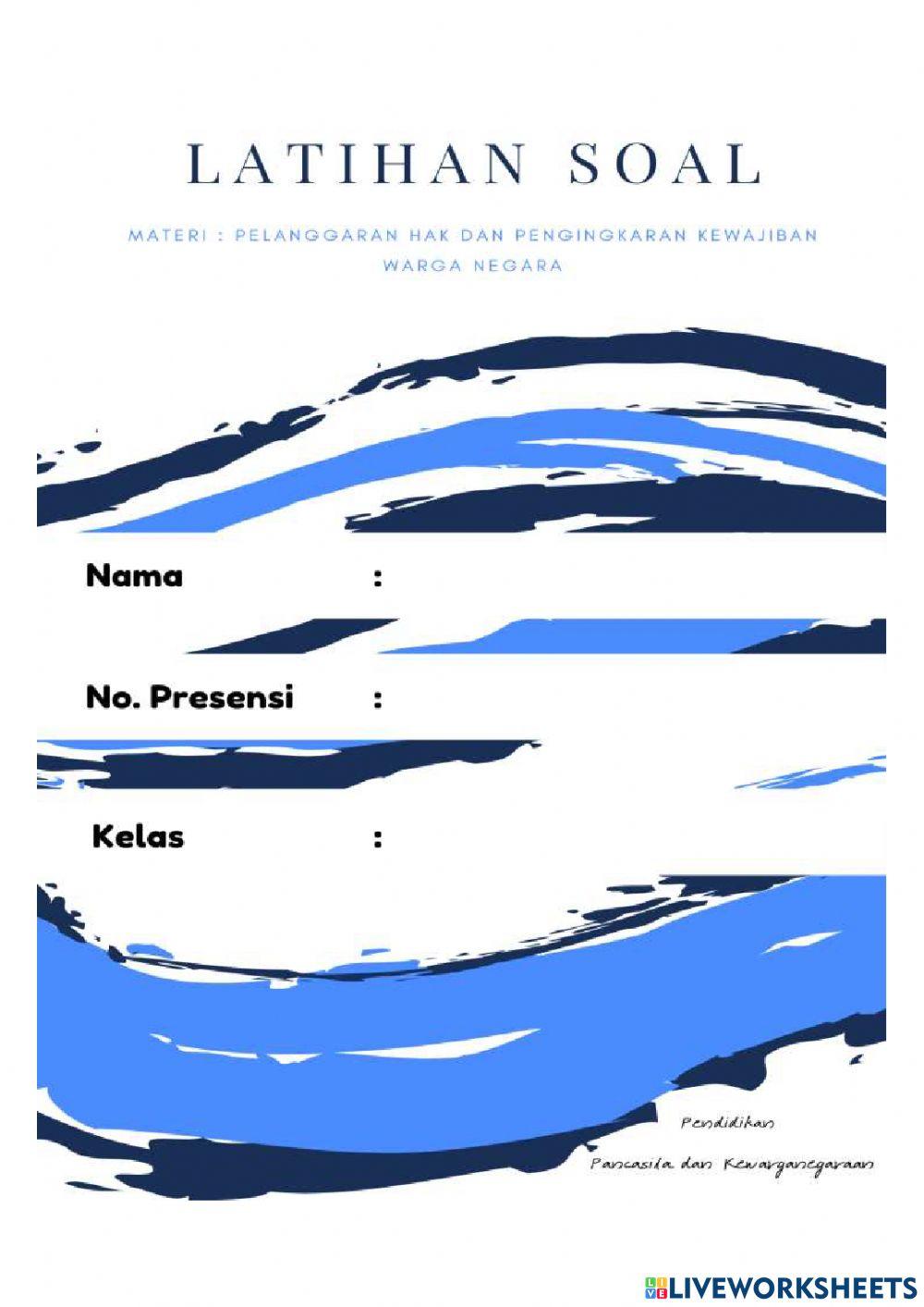 Latihan Soal PPKn Kelas XII