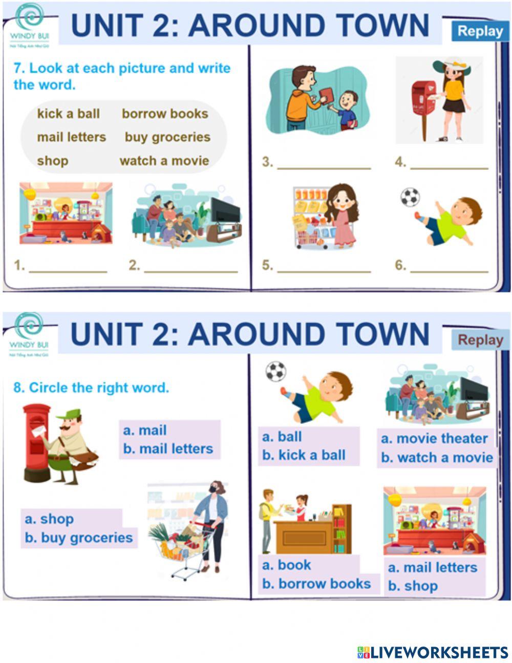 Places around the town