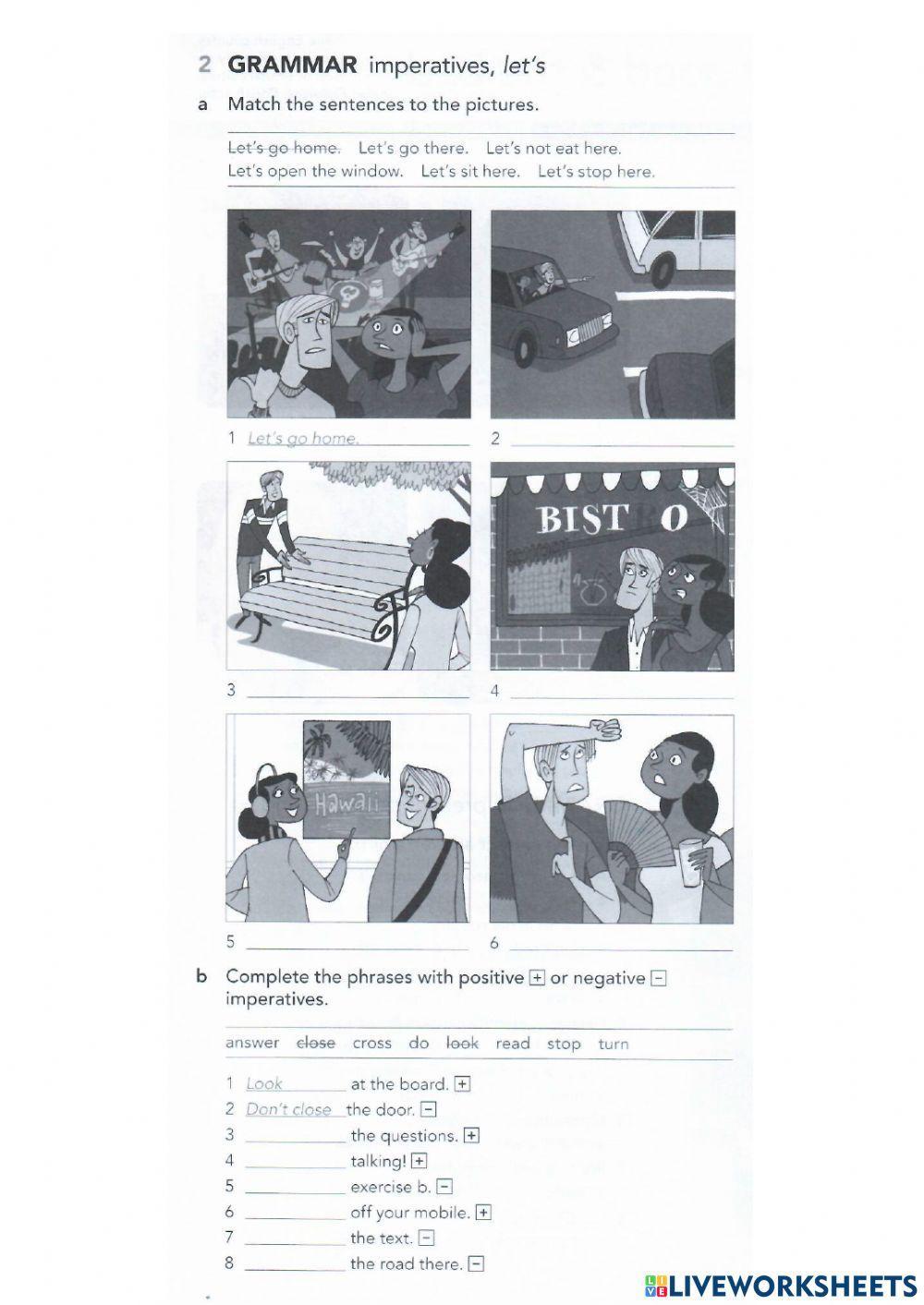 EF Elementary Grammar & Vocabulary Homework Unit2C