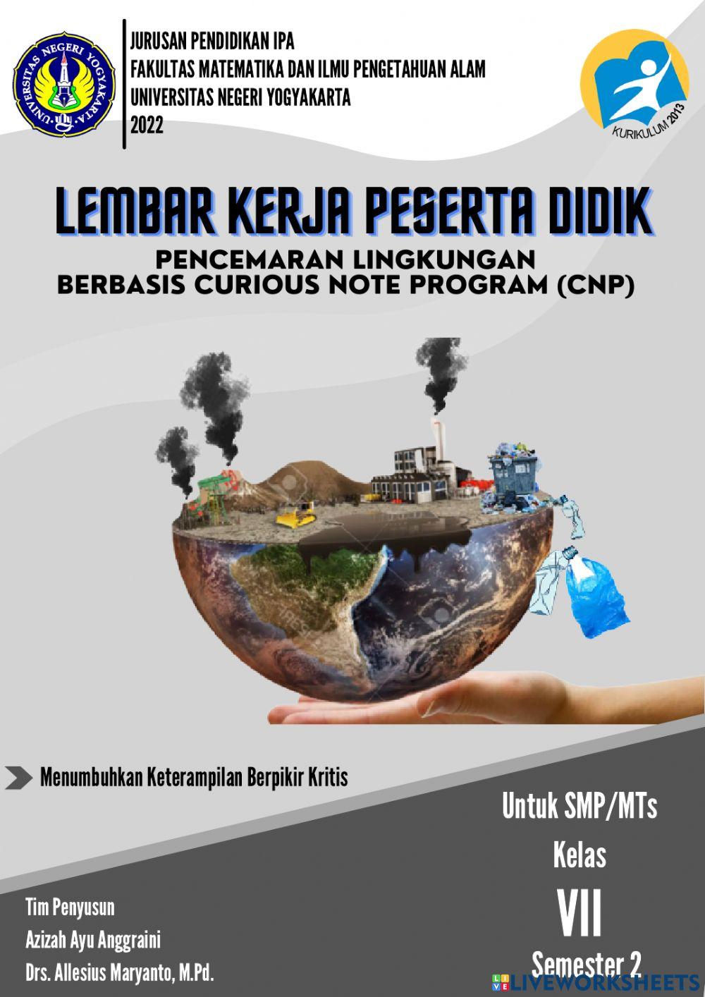 LKPD Pencemaran Lingkungan Bagian 1