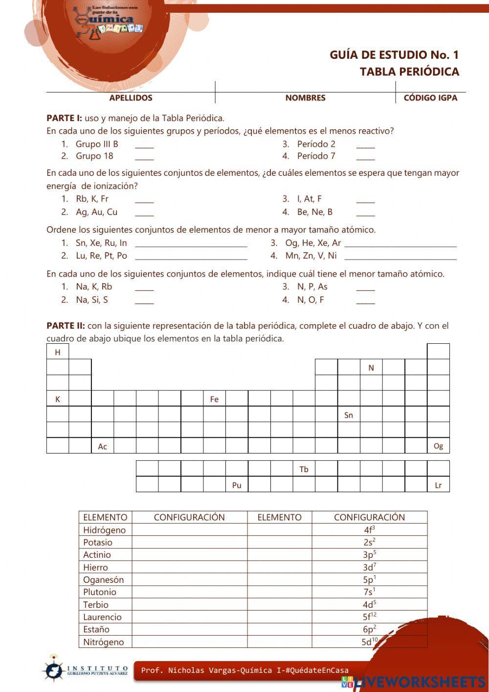 Periodicidad química