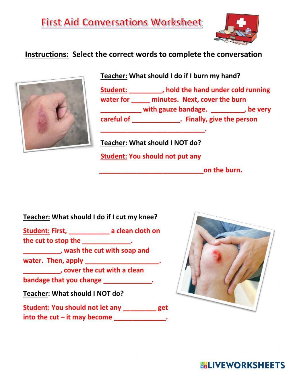 First Aid Conversations