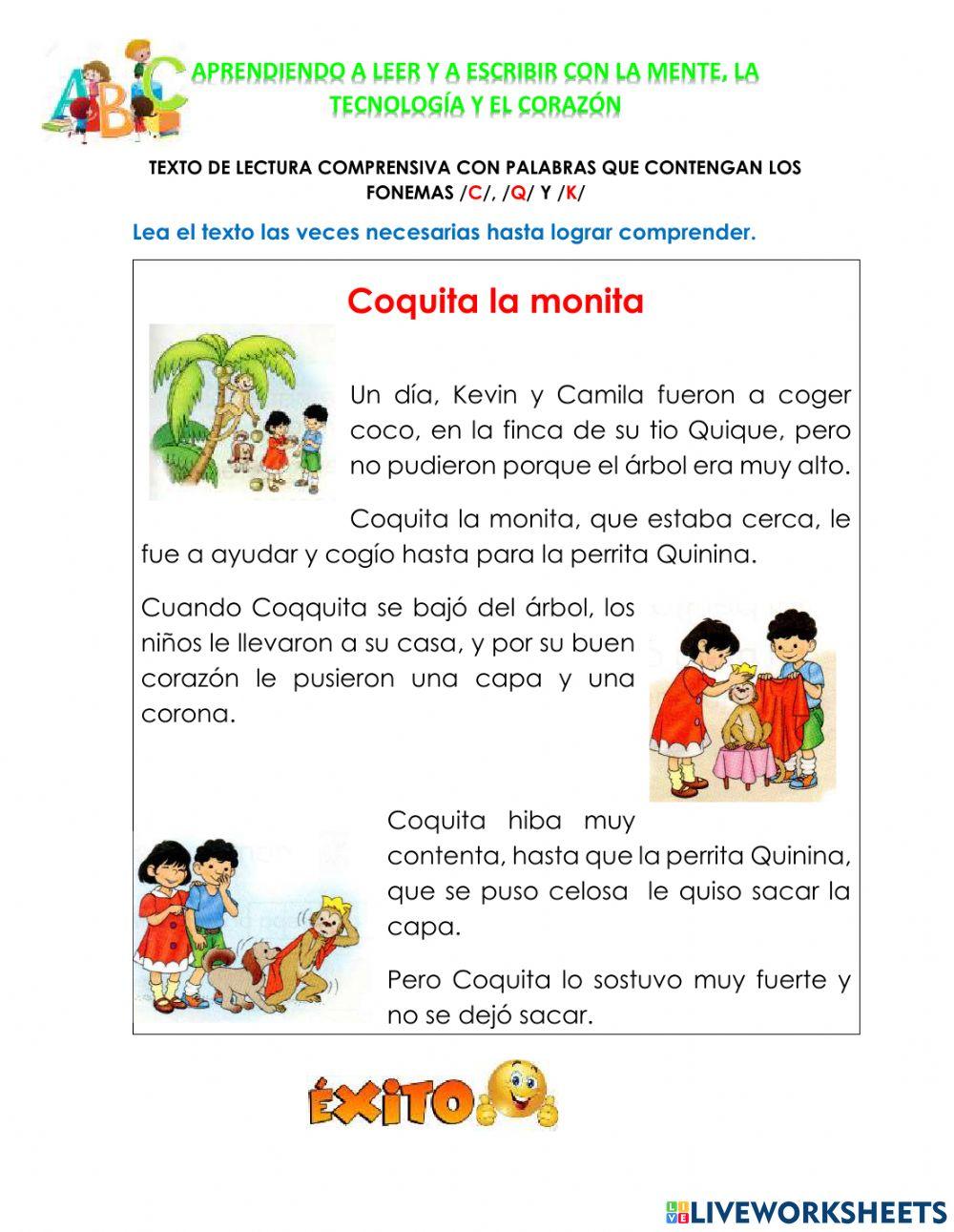 Lecturas con c k y q