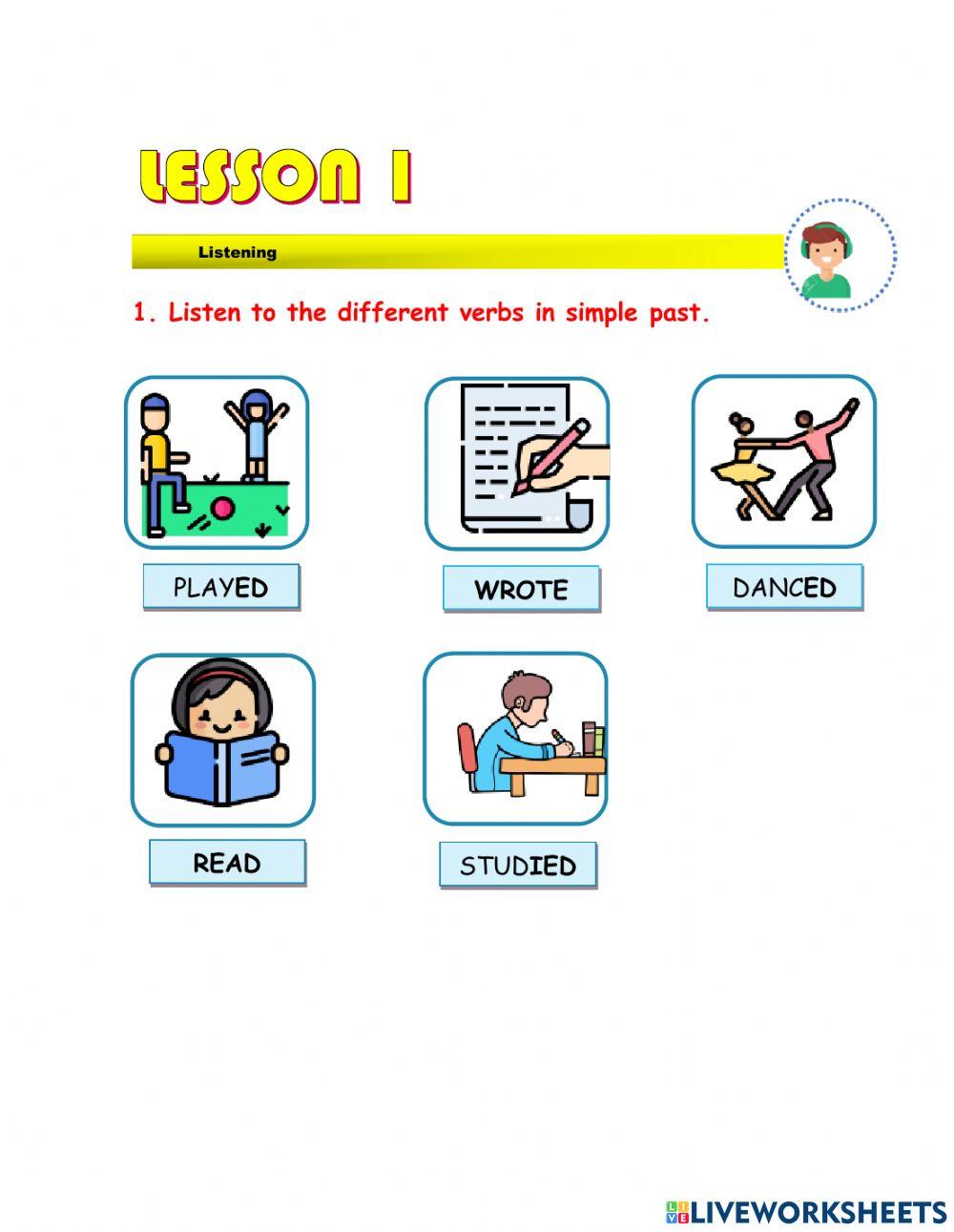 Regular and Irregular verbs