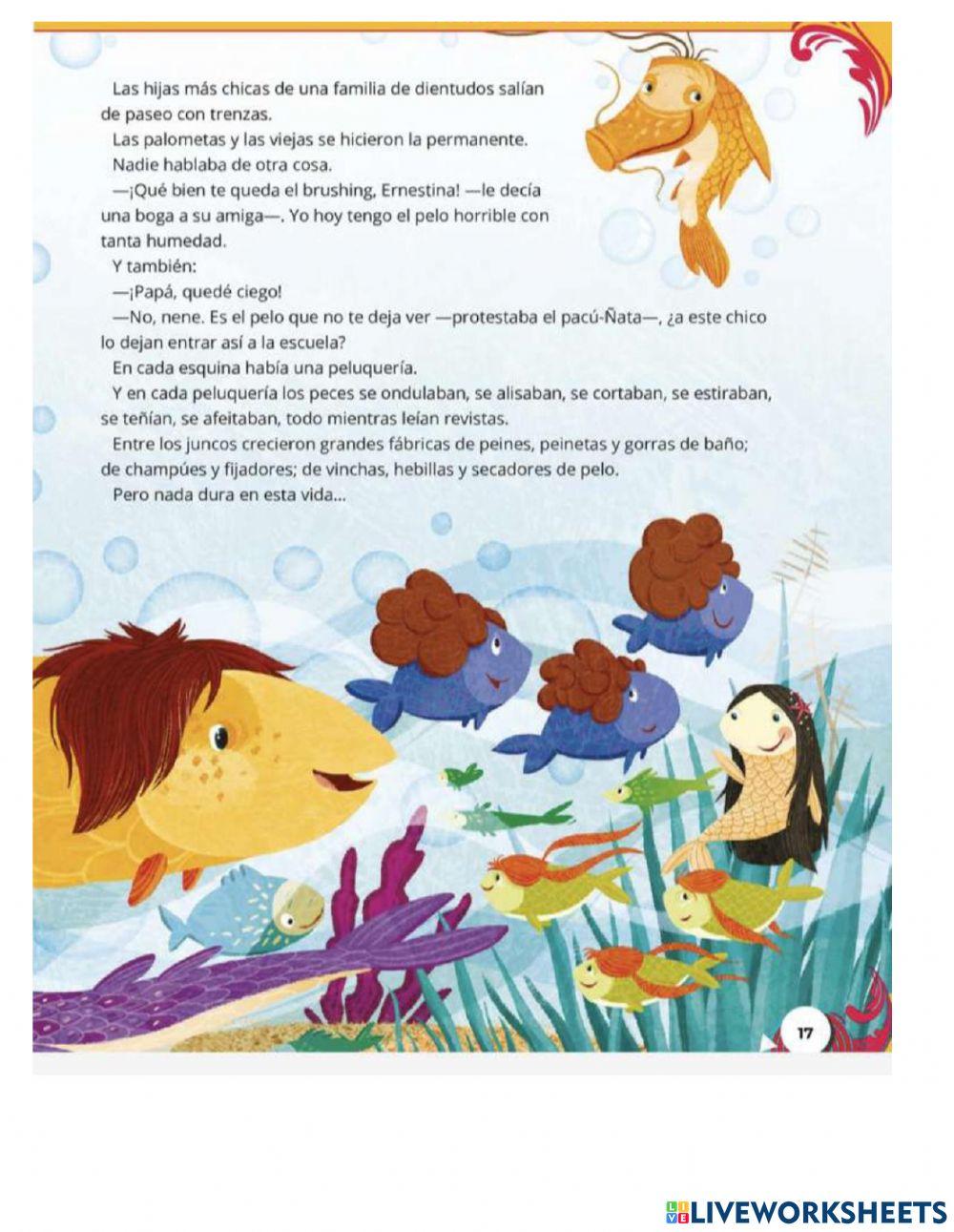 Pelos- compprensión lectora