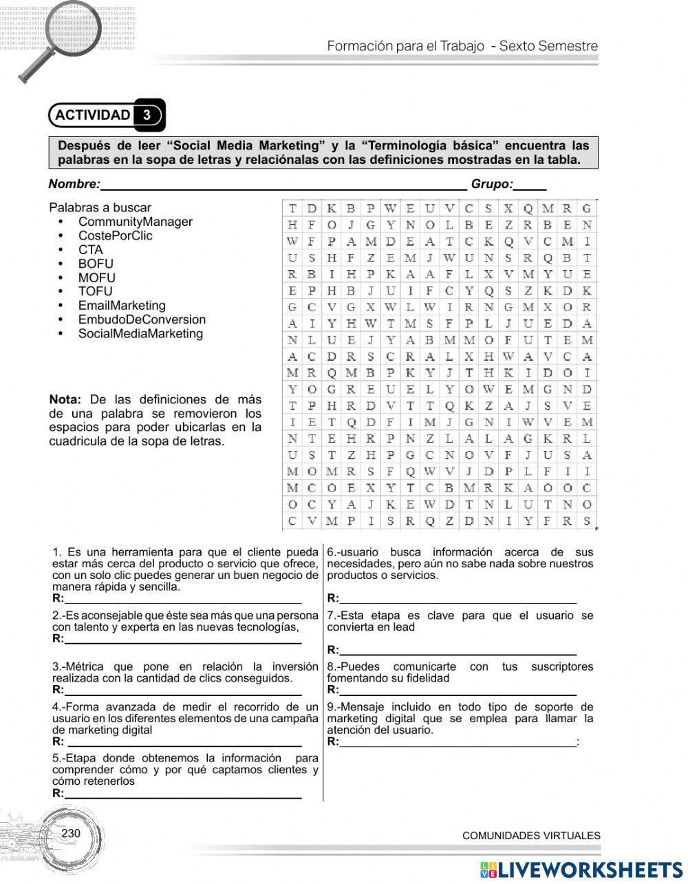 TERMINOLOGIA SOCIAL MEDIA MARKETING