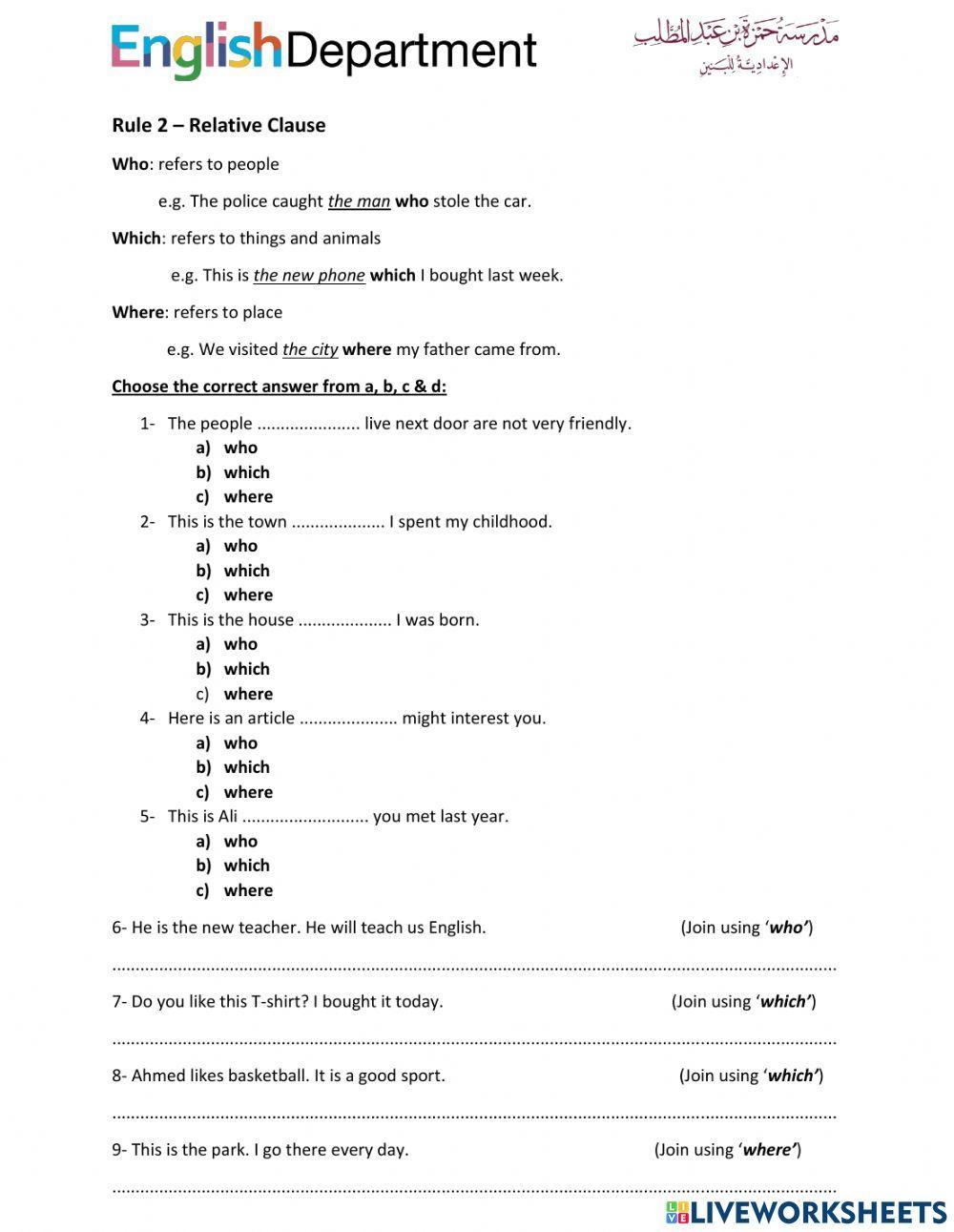 G7 Rule 2 – Relative Clause 4th Report 1 21-22 19 May
