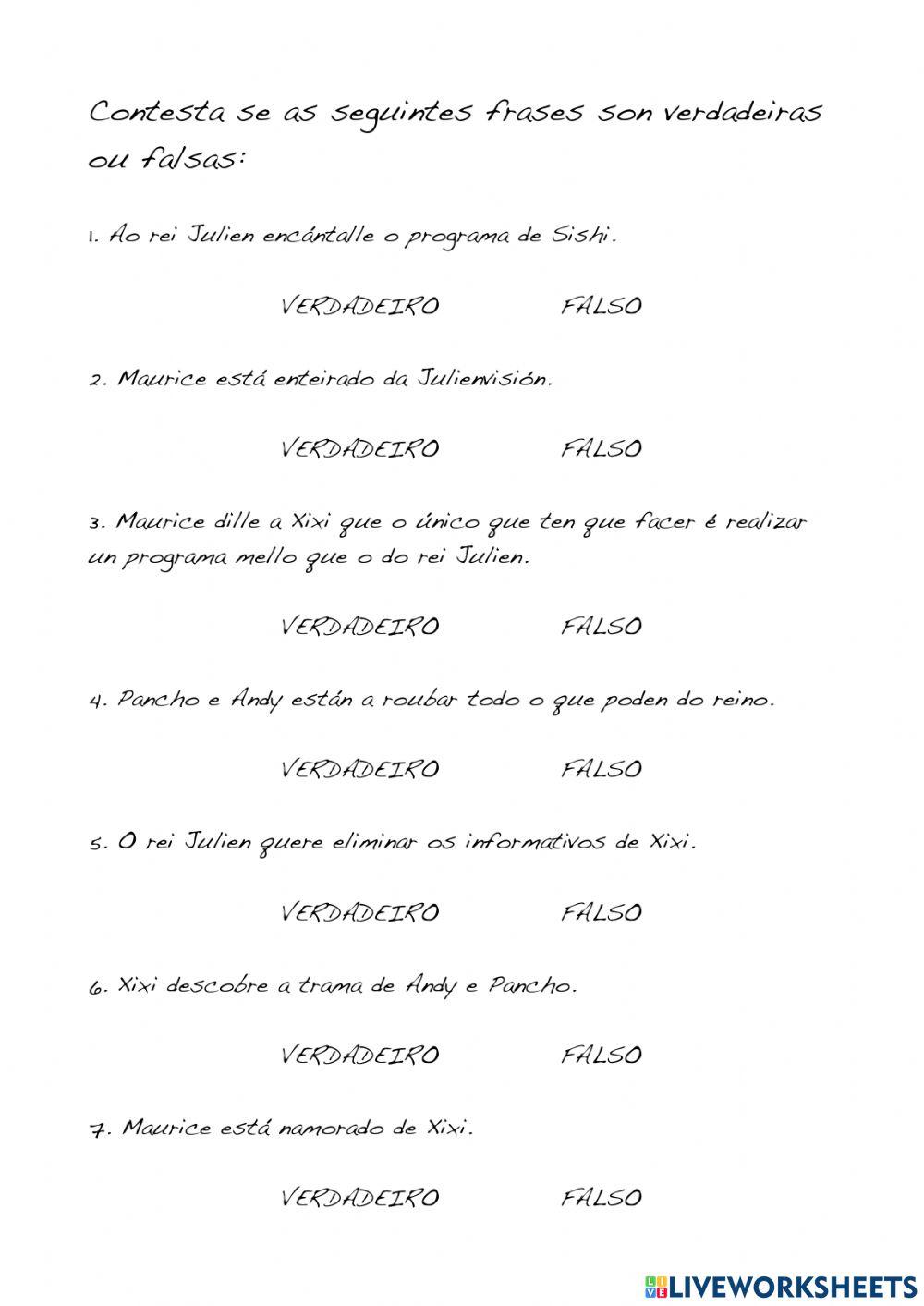 O Programa do Rei Julien