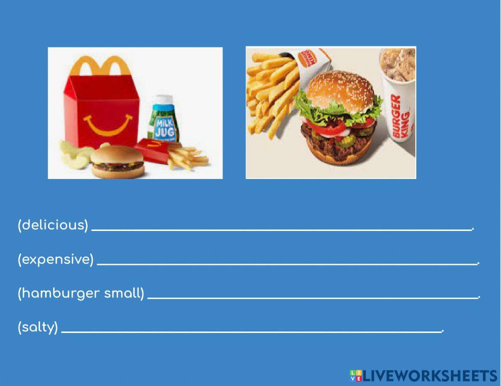 comparatives writing