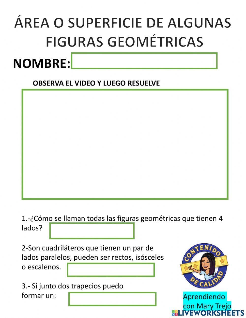 Áreas de polígonos: Desafío 50, 51 y 52