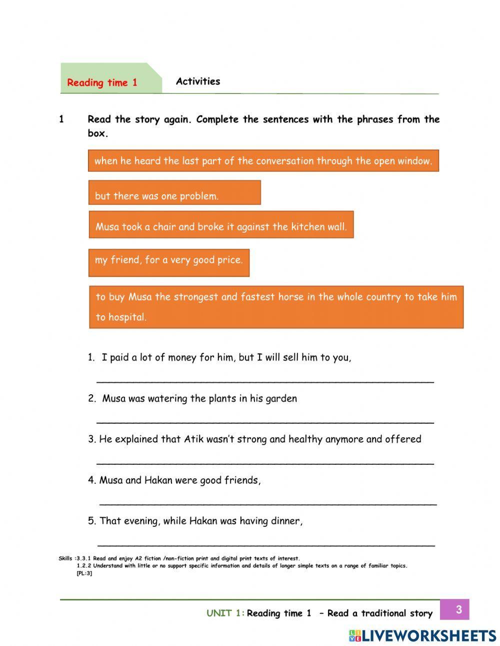 Year 6 Unit 1 : It's an emergency