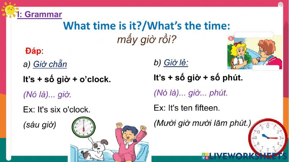 Grammar+exercise grade 4