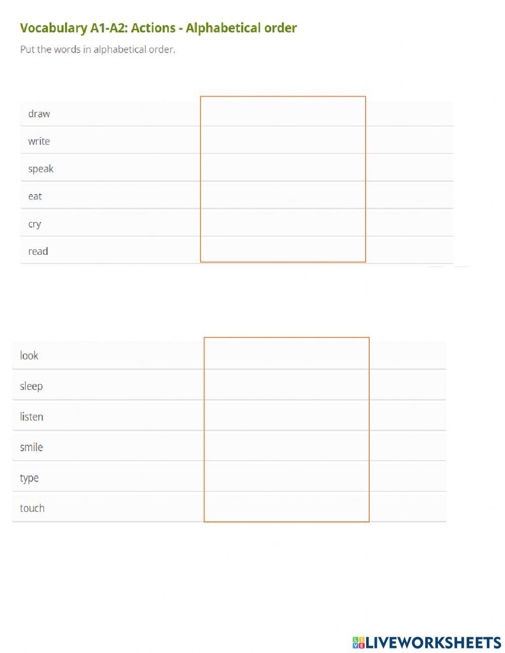 action verbs 6875225 Jhonny larrota Live Worksheets