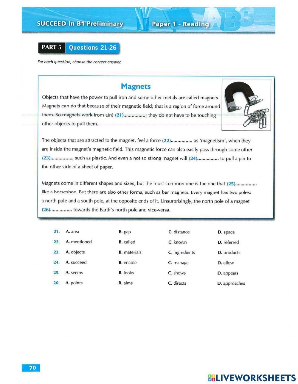 B1 succeed reading 4