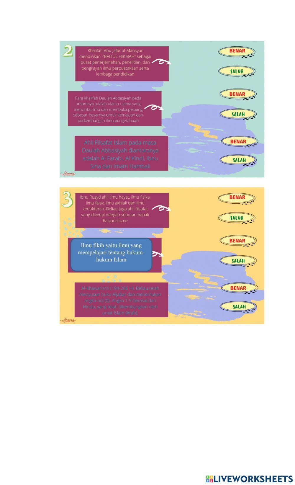 Perkembangan Ilmu Pengetahuan Masa Daulah Abbasiyah