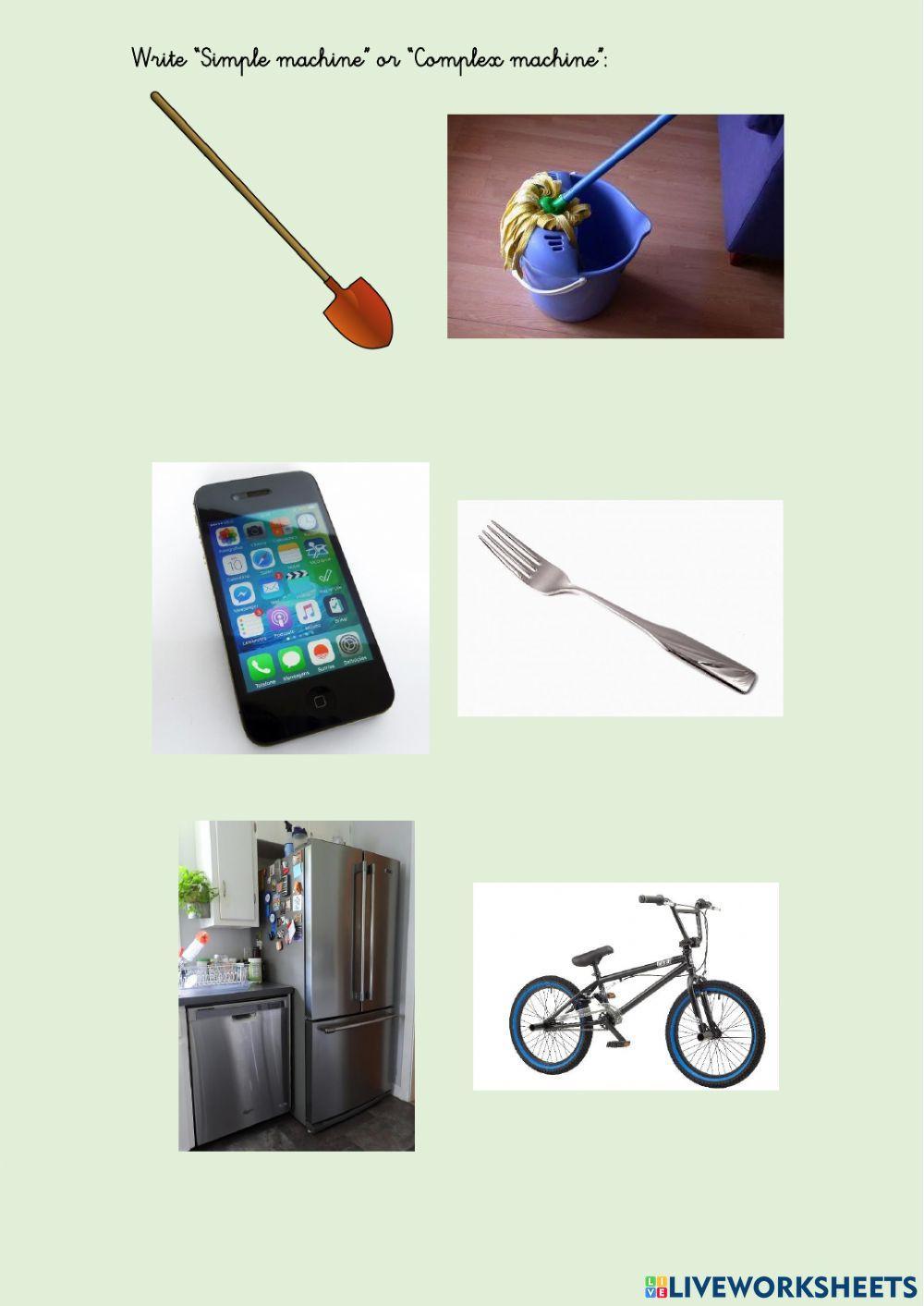 Simple and complex machines